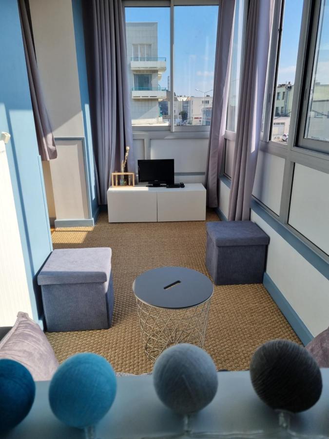 Studio Malouin - Sur La Digue De Malo Les Bains Avec Vue Sur Mer Buitenkant foto