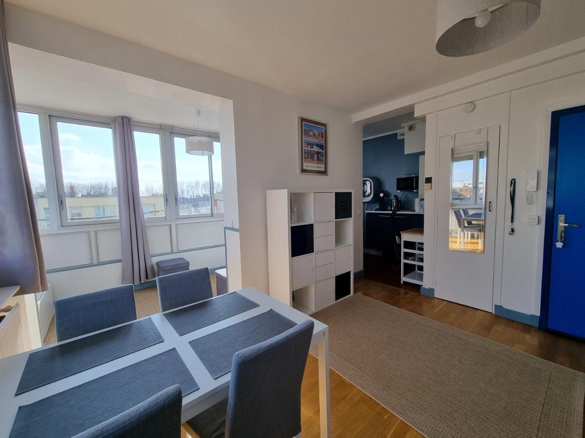 Studio Malouin - Sur La Digue De Malo Les Bains Avec Vue Sur Mer Buitenkant foto