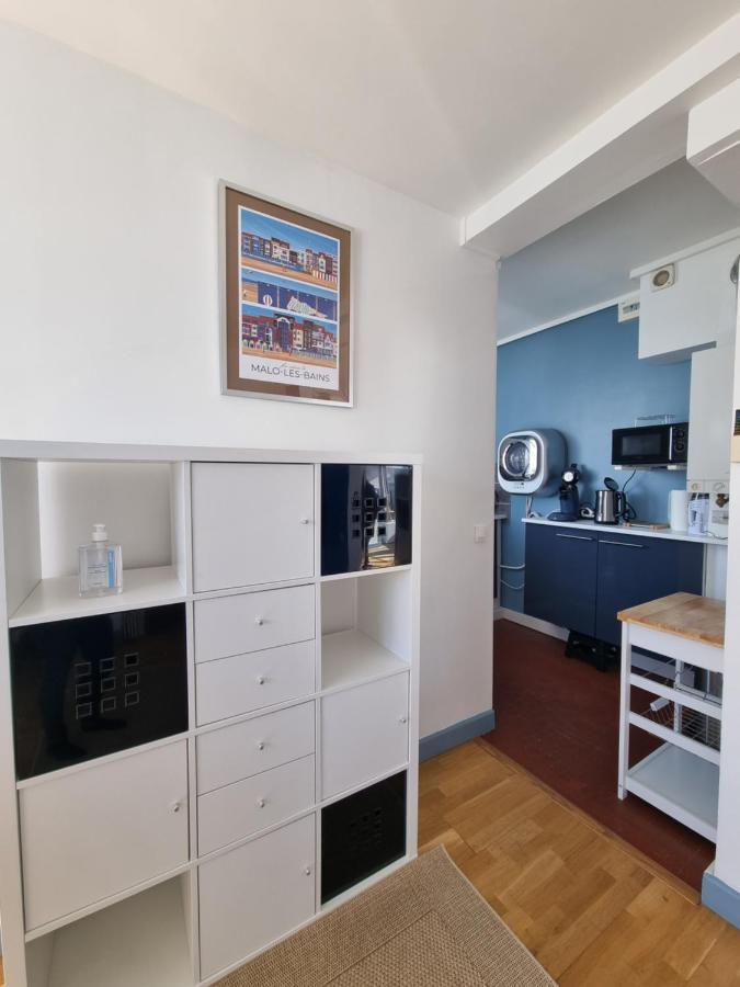 Studio Malouin - Sur La Digue De Malo Les Bains Avec Vue Sur Mer Buitenkant foto