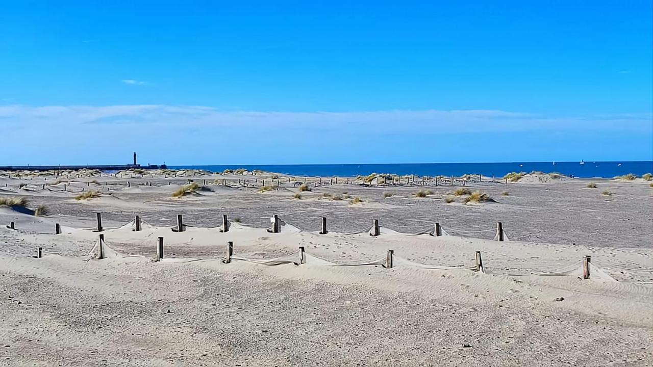 Studio Malouin - Sur La Digue De Malo Les Bains Avec Vue Sur Mer Buitenkant foto